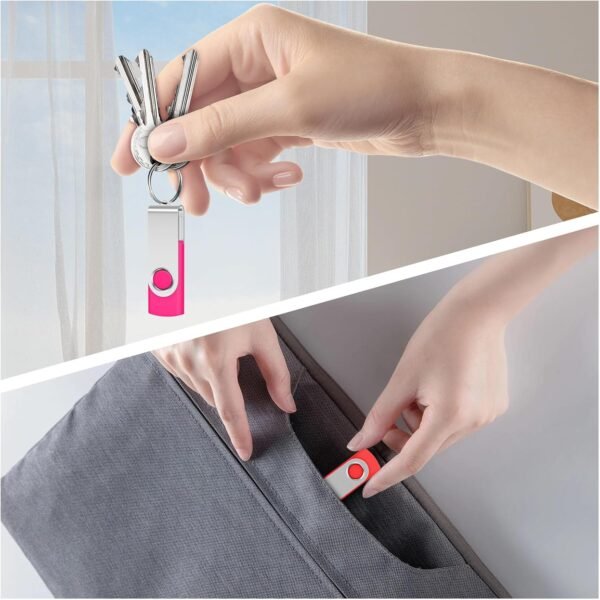 AreTop Bulk Flash Drives 4GB 20 Pack USB2.0 Swivel Bulk... - Image 9