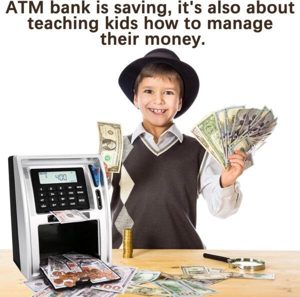 2025Upgraded ATM Piggy Financial institution with Energy-Off Reminiscence,Children ... - Image 6