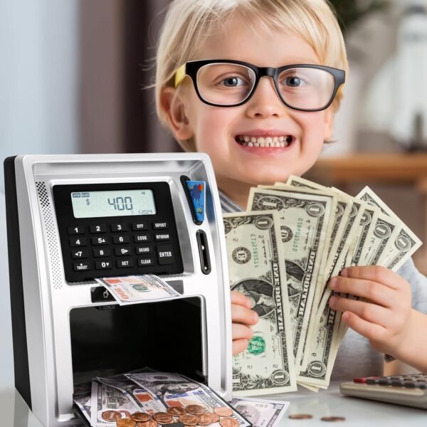 2025Upgraded ATM Piggy Financial institution with Energy-Off Reminiscence,Children ... - Image 7