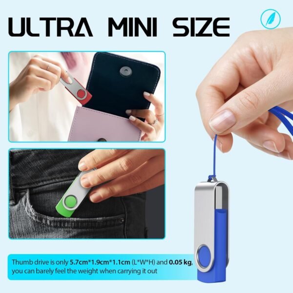 FEBNISCTE 16GB Flash Drive, Soar Drive 10 Pack, Memoria... - Image 6