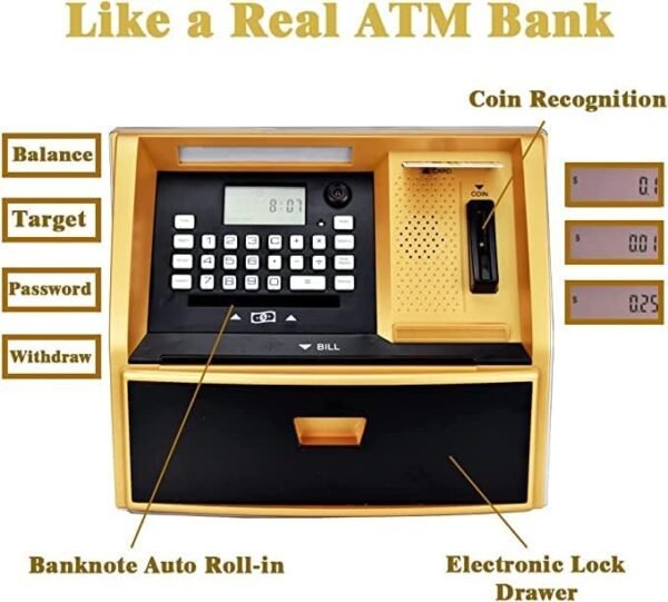 LIKE Speaking ATM Financial savings Financial institution, Digital Piggy Financial institution, ATM ... - Image 3