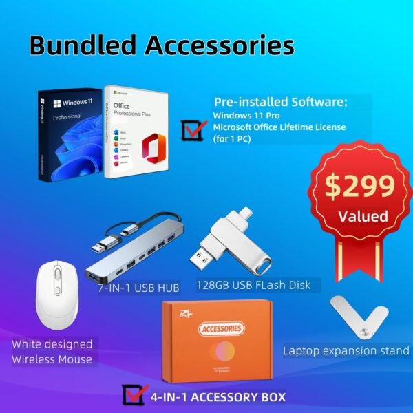 HP 2025 Touchscreen Laptop computer Laptop, 15.6" HD, Workplace P... - Image 3