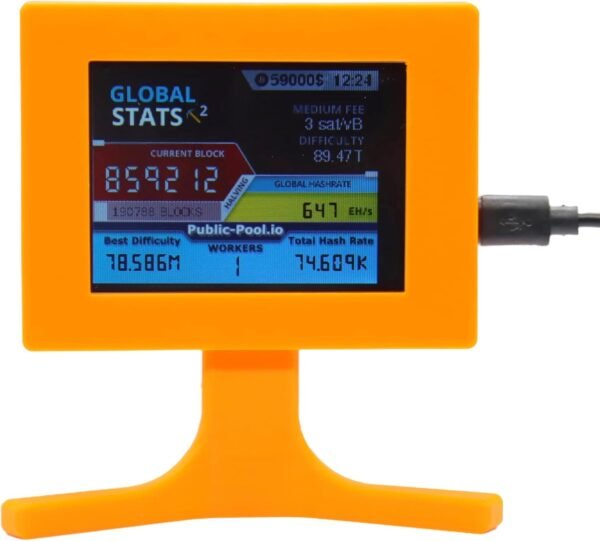 Bitcoins Miner USB NerdMiner V2 ESP32 Hashrate 56K/S 2.... - Image 3