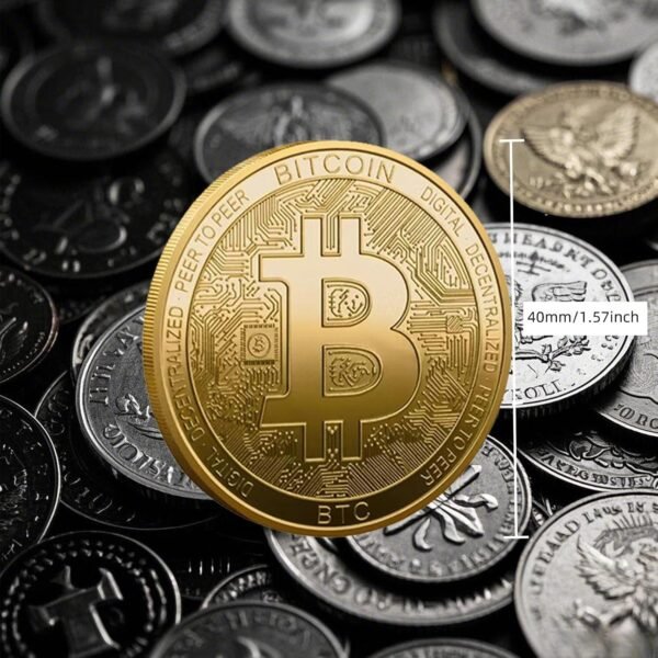 Bitcoin Coin Memento Gold Plated with Protecting Case ... - Image 4