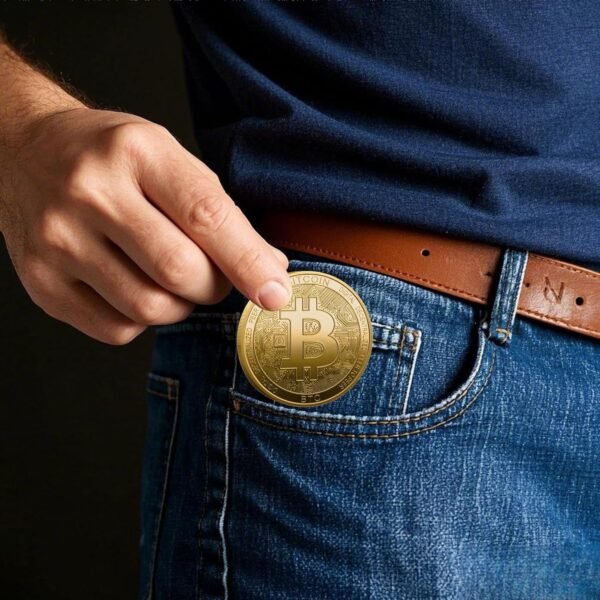 Bitcoin Coin Memento Gold Plated with Protecting Case ... - Image 6