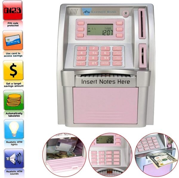 2024 Upgraded ATM Saving Financial institution Machine for Children Adults w... - Image 3