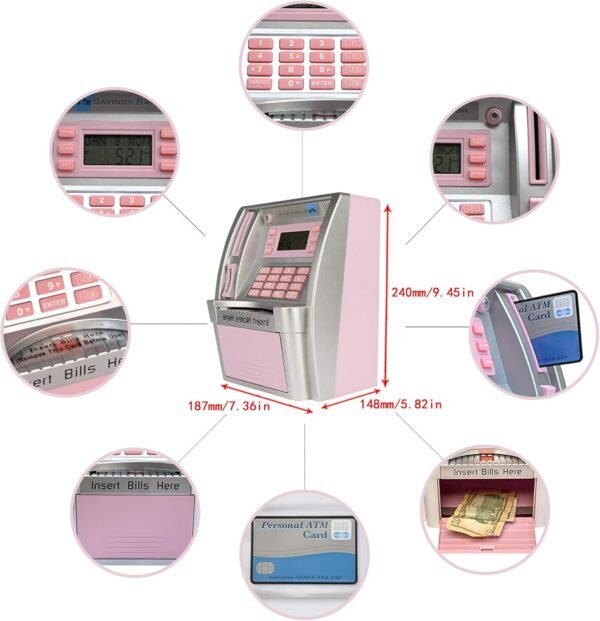 2024 Upgraded ATM Saving Financial institution Machine for Children Adults w... - Image 5