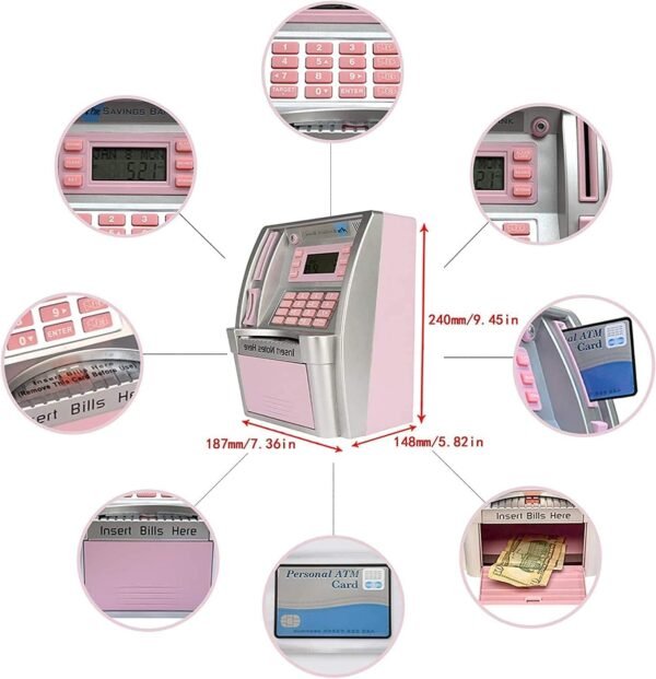 2024 Upgraded ATM Financial savings Financial institution for Actual Cash for Grownup... - Image 4