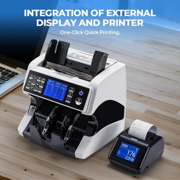 MUNBYN Financial institution Grade Cash Counter Machine Blended Denominat... - Image 3
