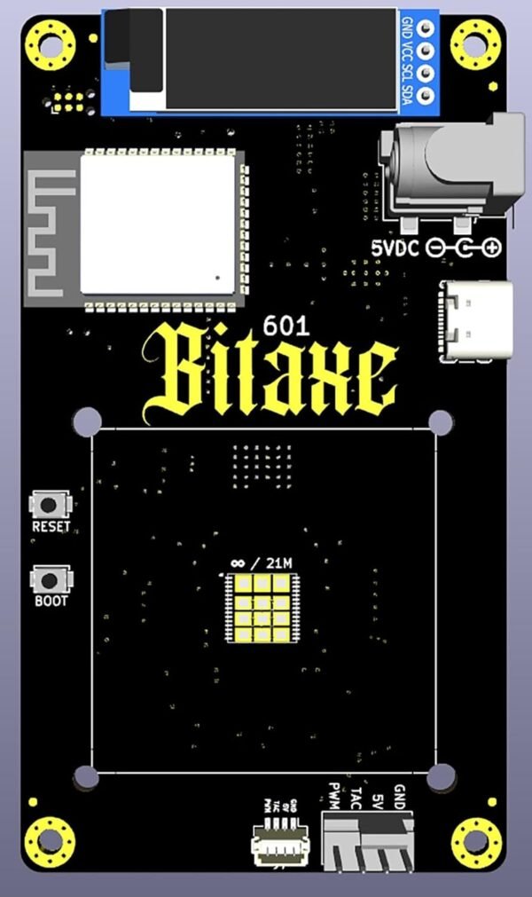 Bitaxe Gamma 601 1.2TH/s Crypto Bitcoin Miner Machine, ... - Image 4