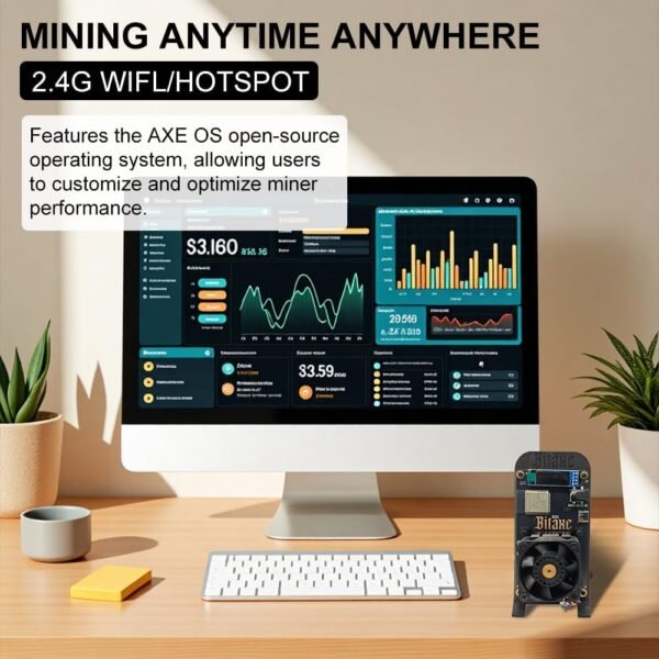 Bitaxe 601 Gamma Bitcoin Miner 1.2TH/s Solo Miners BM13... - Image 8