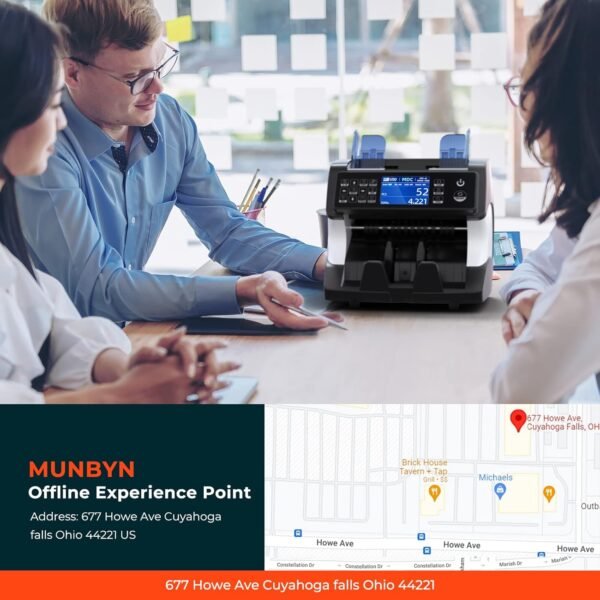 MUNBYN IMC01 Financial institution Grade Cash Counter Machine Combined Den... - Image 7