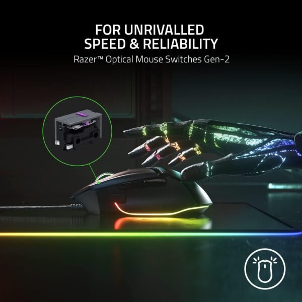 Razer Basilisk V3 Customizable Ergonomic Gaming Mouse: ... - Image 7