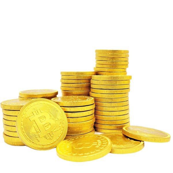 50 Unique Crypto Bitcoin Chocolate Cash, Made with P... - Image 5