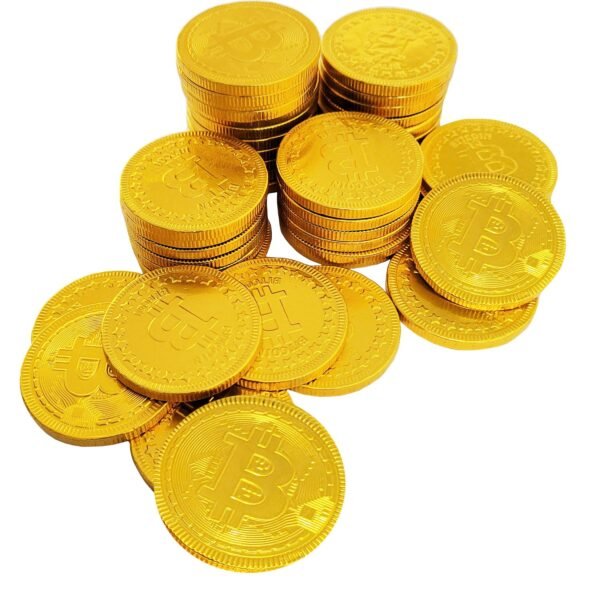 50 Unique Crypto Bitcoin Chocolate Cash, Made with P... - Image 9