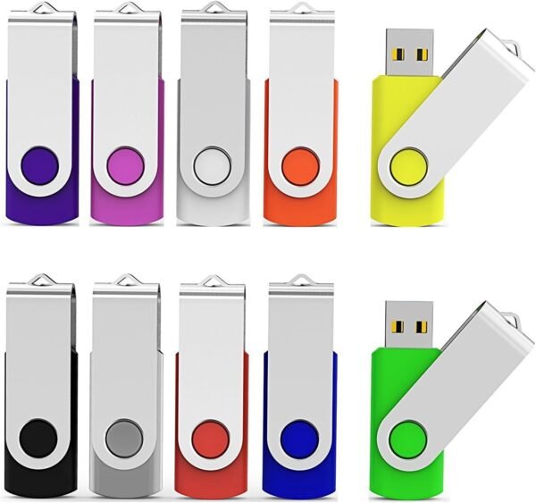 Aiibe 10 Items 32GB USB Flash Drive 10 Pack USB 2.0 Me... - Image 2