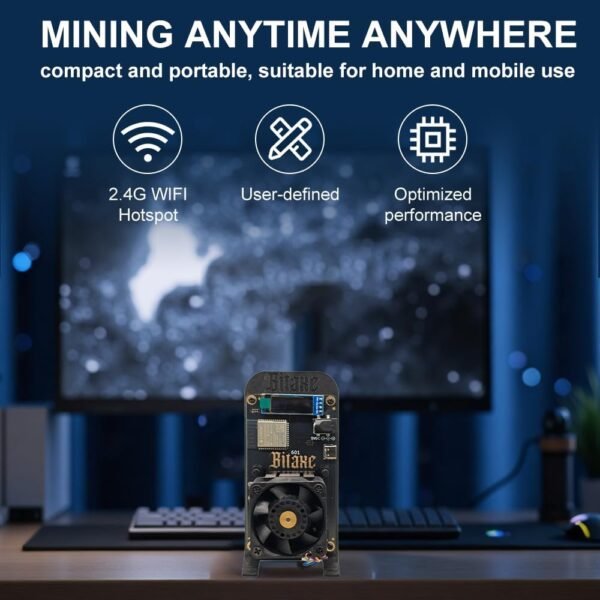 Bitaxe 601 Gamma Bitcoin Miner 1.2TH/s Solo Miners BM13... - Image 2