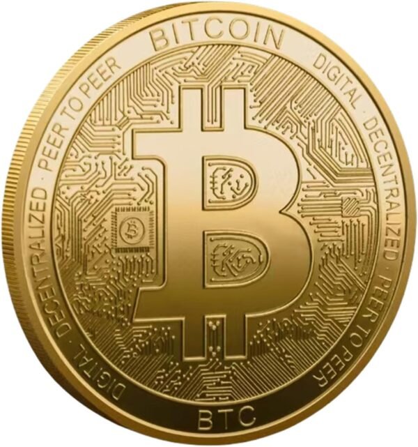 Bitcoin Coin Memento Gold Plated with Protecting Case ... - Image 2