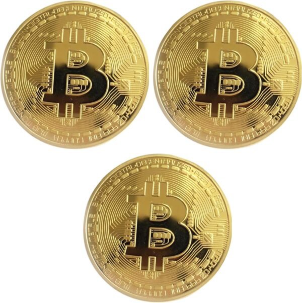 Bitcoin Coin Memento with Coin Case, Bodily Bitcoin ... - Image 2