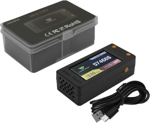 Bitcoins Lottery Miner 78KH/S 1.9" Coloration Show Solo M... - Image 2
