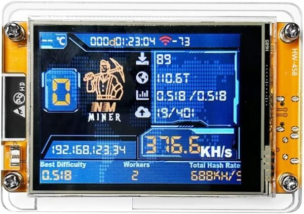 Bitcoins Miner BTC Miner USB NMMiner ESP32 Hashrate 375... - Image 2