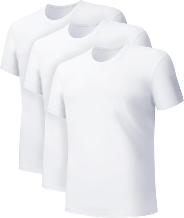 DAVID ARCHY Males's Undershirts Micro Modal Extremely Smooth T-... - Image 2