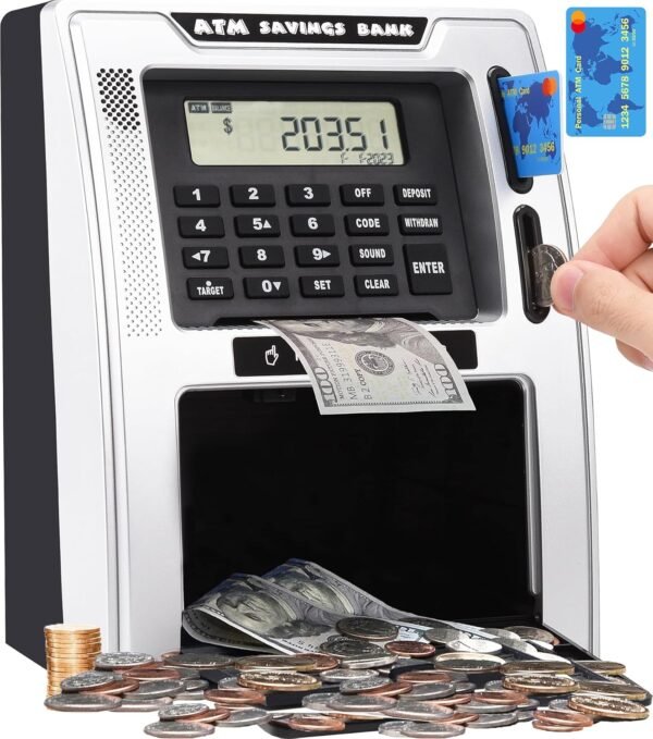 Fishboy Speaking ATM Piggy Financial institution for Youngsters with Twin Debit... - Image 2