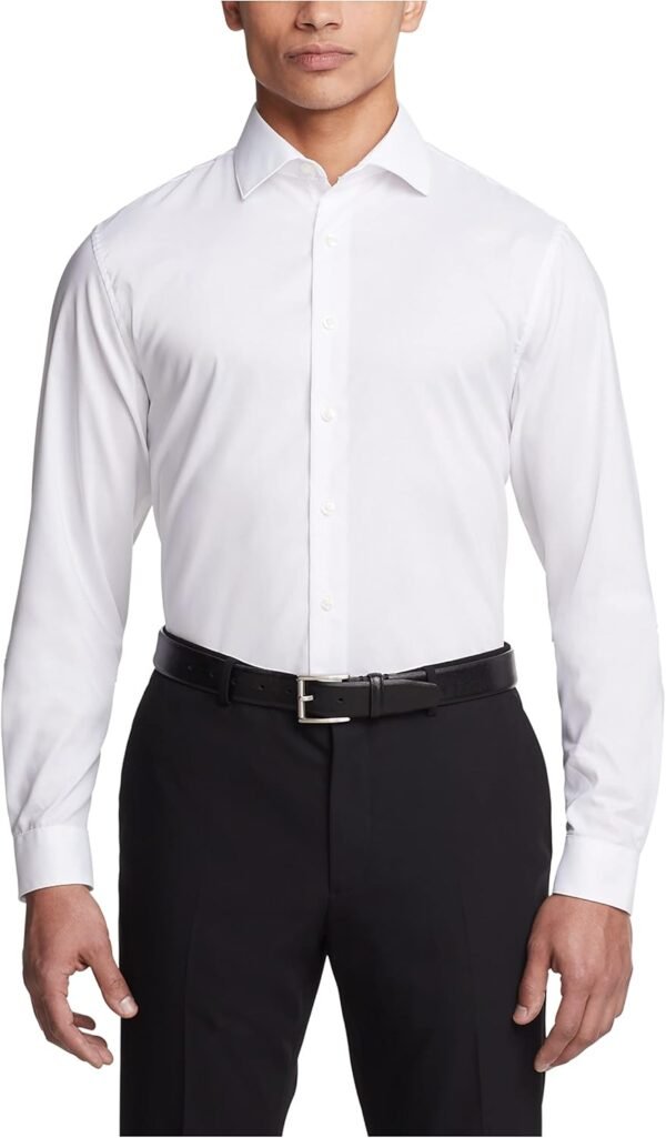 Kenneth Cole Unlisted Males's Slim Match Strong Gown Shirt ... - Image 2