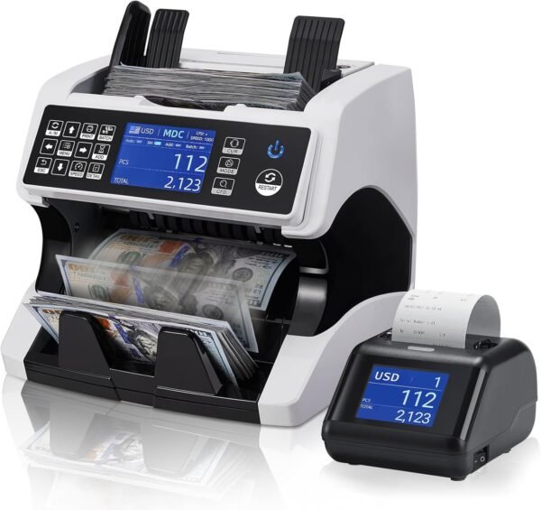 MUNBYN Financial institution Grade Cash Counter Machine Blended Denominat... - Image 2