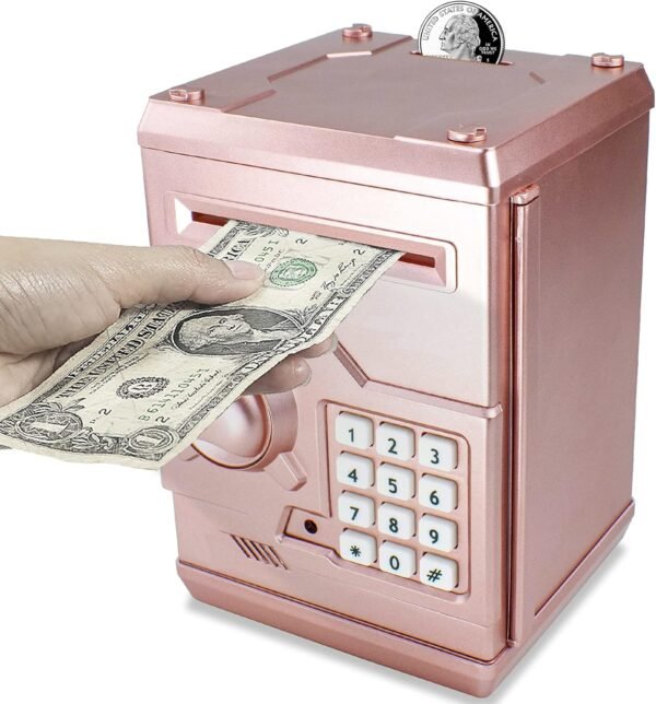 Mini ATM Piggy Financial institution ATM Machine Finest Reward for Children,Elec... - Image 2