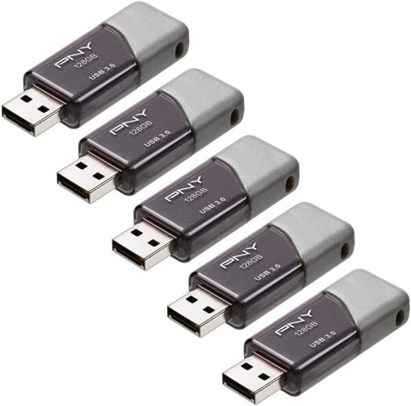 PNY 128GB Turbo Attaché 3 USB 3.0 Flash Drive 5-Pack – ... - Image 2