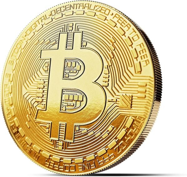 Bodily Bitcoin Plated with 24-Carat Gold. A Actual Coll... - Image 2