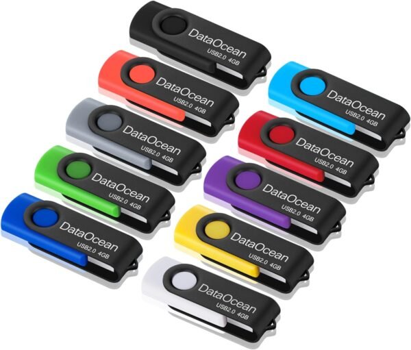 10 Pack DataOcean 4GB USB 2.0 Flash Drive Reminiscence Stick ... - Image 2