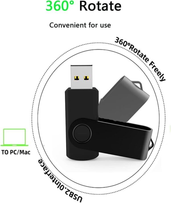 10 Pack 16GB USB Flash Drives, Bulk USB 2.0 Thumb Drive... - Image 4