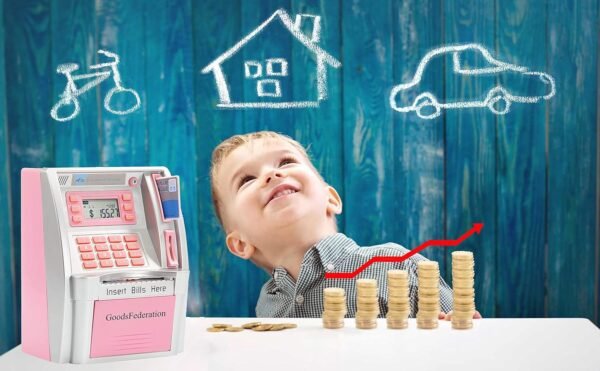 2024 Upgraded ATM Piggy Financial institution for Actual Cash for Children Advert... - Image 6