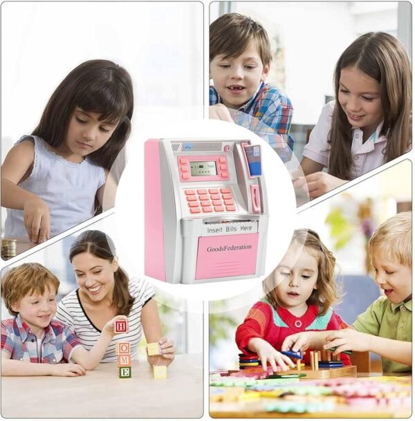 2024 Upgraded ATM Piggy Financial institution for Actual Cash for Children Advert... - Image 7