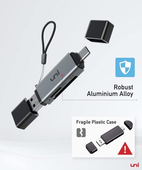 uni SD Card Reader, Excessive-Velocity USB C to Micro SD Card A... - Image 7