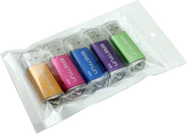 EASTFUN 5Pcs 8GB USB Flash Drive USB 2.0 Flash Reminiscence S... - Image 3