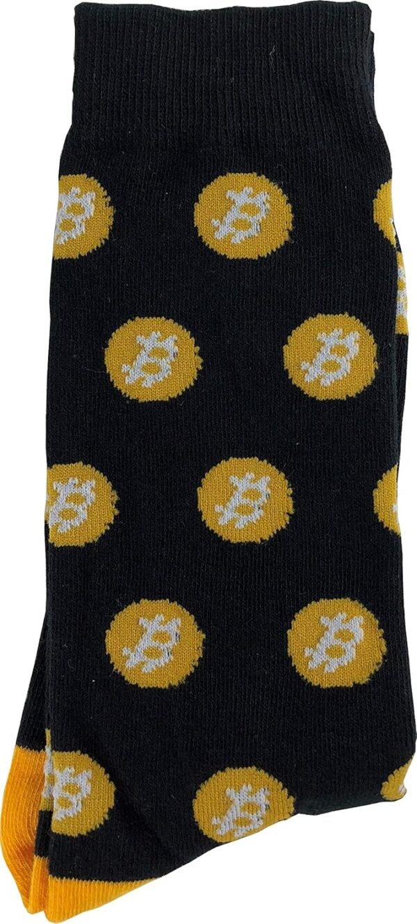 Bitcoin BTC Crypto Cryptocurrency Socks - Image 3