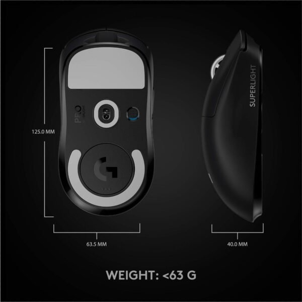 Logitech G PRO X SUPERLIGHT Wi-fi Gaming Mouse, Ultr... - Image 9