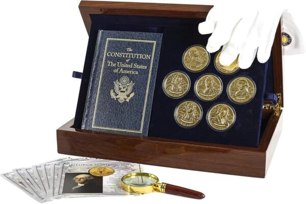 The Franklin Mint Founding Fathers Coin Assortment - 7-... - Image 3