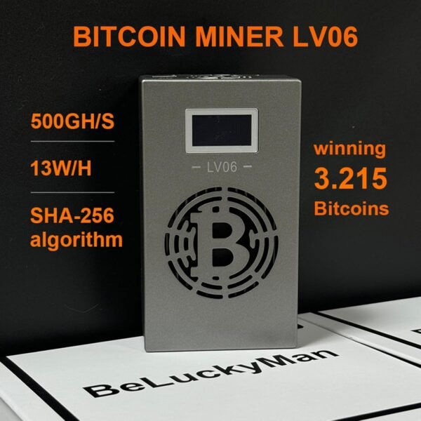 BeluckyMan Bitcoin Miner BTC Lotto Machine WiFi SHA-256 ... - Image 5