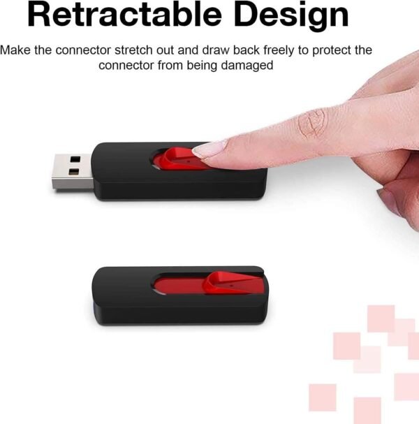 RAOYI 5 Pack 64GB USB Flash Drive, USB 2.0 Reminiscence Stick... - Image 3
