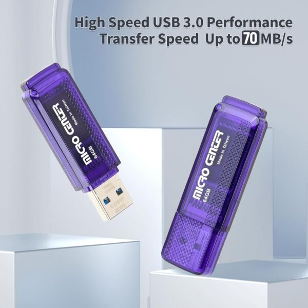 INLAND Micro Middle SuperSpeed 10 Pack 64GB USB 3.0 Fla... - Image 3