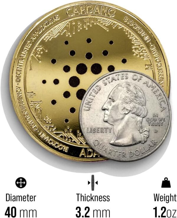 | VeChain (Vet) Bodily Crypto Coin | Commemorative Cr... - Image 4