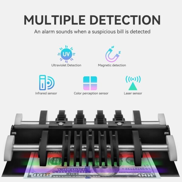 Cash Counter Machine,Greenback,UV/MG/IR Counterfeit Detec... - Image 3