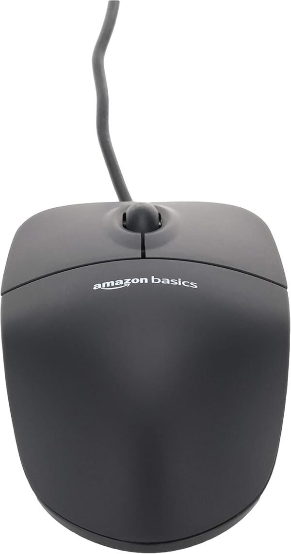 Amazon Fundamentals 3-Button USB Wired Mouse with Scrolling a... - Image 7