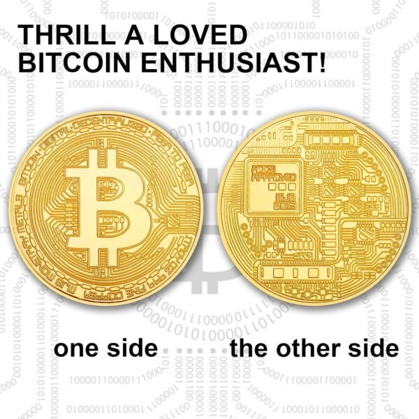 15Pcs Bitcoin Coin, Bitcoin Commemorative Coin, Blockch... - Image 6