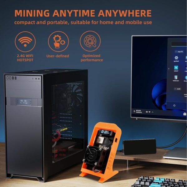 Bitaxe Gamma 601 Bitcoins Miner 1.2TH/s Solo Miner BM13... - Image 4