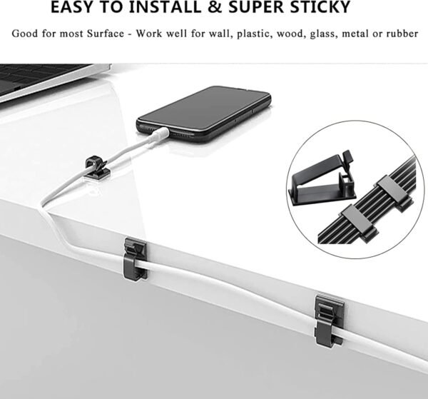 N NOROCME 192 PCS Cable Administration Package 4 Wire Organizer... - Image 10